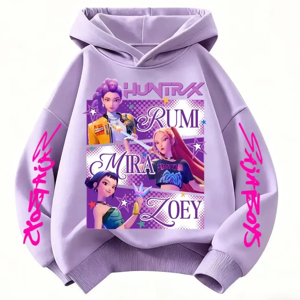 KPop Demon Hunters Hoodie: Kids Fashion Sweatshirt (ONLINE ORDER ONLY)