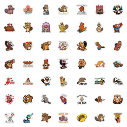 10/30/50PCS Cute Eurasian Beaver Stickers Cartoon Animal Decals Toys For Kids DIY Skateboard Car Laptop Luggage Bike Wall Decals (Online Order Only)