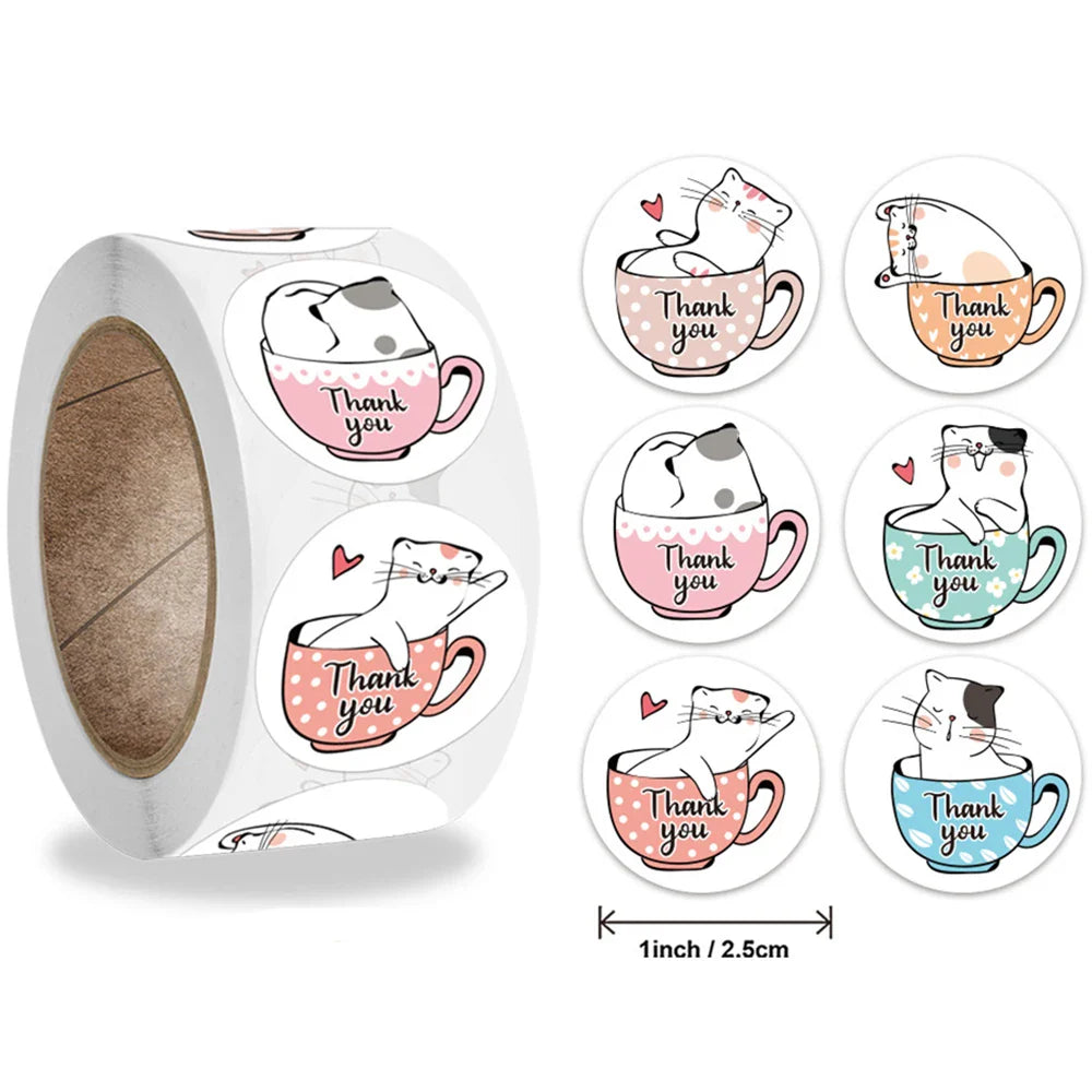 500PCS Reward Stickers for Kids Children Kindergarten School Encouragement Students Games Toy Animals Stationery Labels (ONLINE ORDER ONLY)