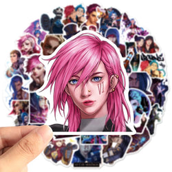 Arcane League of Legends Stickers for Phone Laptop Luggage Skateboard (Online Order Only)