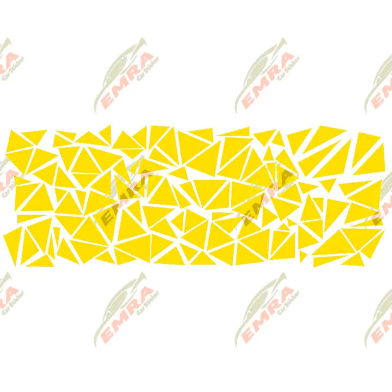 Triangle Car Sticker Decoration Side External Accessories Camouflage Kit Wrap Camo Tuning Styling Waterproof Vinyl Decals (ONLINE ORDER ONLY)