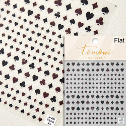 Black Silver Bowknot Love Heart Lace Irregular Line Lava Chic Self Adhesive Nail Art Stickers Embossed Reliefs Manicure Decals (Online Order Only)