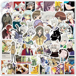 50pcs Kamisama Love Anime Stickers for Laptop, Phone, Car, Scooter, Suitcase, Cup, Stationery, Refrigerator Decoration (Online Order Only)