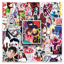 Cartoon DAN DA DAN Anime Stickers PVC Waterproof Skateboard Notebook Toy (Online Order Only)