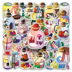 Cartoon Cute Aesthetic Stickers for Laptop, Luggage, Phone, Guitar - 10/30/50PCS (Online Order Only)
