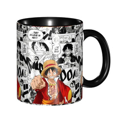 Kid's Luffy One Piece Mug: Cartoon Anime Water Cup Gift (ONLINE ORDER ONLY)