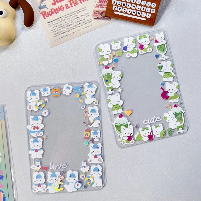 Ins Cute Bear Animals Stickers for Scrapbooking Journal Diary Album Making DIY Arts Crafts Korean Stationery Sticker (ONLINE ORDER ONLY)