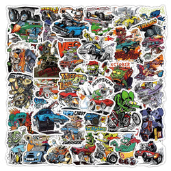 Cartoon Horror Demon Stickers for Phone Laptop Luggage Skateboard (ONLINE ORDER ONLY)