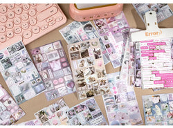 20piece/book Retro Y2k Series Sticker for Phone Camera Journal Postcard Material DIY Kawaii Decoration Sticker Gift (ONLINE ORDER ONLY)