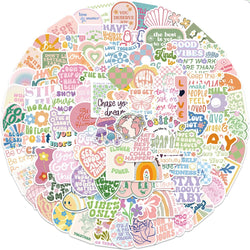 Cute Pink Cartoon Stickers for Bike, Luggage, Guitar, Laptop - 10/30/50/100PCS (ONLINE ORDER ONLY)