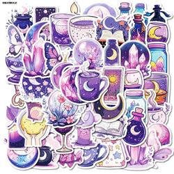 Magical Moon Graffiti Stickers for Motorcycle, Laptop, Skateboard - 10/30/50PCS (Online Order Only)