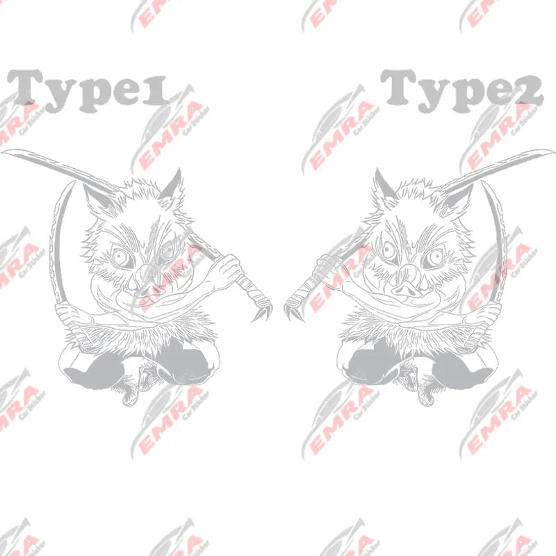 Big Anime For Car Sticker Whole Body Car Customization For Side Decorate Exterior Accessories Waterproof PVC Vinyl Decals (ONLINE ORDER ONLY)