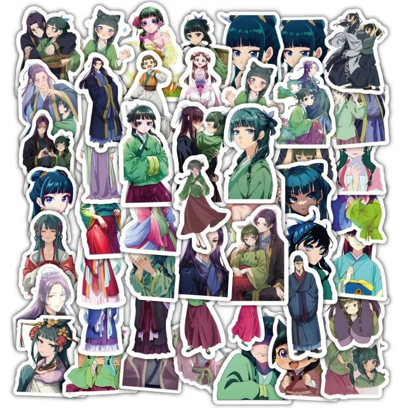 60pcs Apothecary Diaries Anime Stickers for Laptop, Phone, Water Bottle, Suitcase, Stationery, Refrigerator (ONLINE ORDER ONLY)