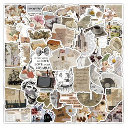 Retro Art Graffiti Stickers for Phone Laptop Guitar Helmet Luggage Skateboard Car DIY (10/25/50pcs) (Online Order Only)