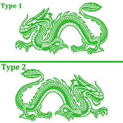 Anime Detachment Car Sticker The Black Dragon Body Big Picture Decoration Movement Style Die Cutting Waterproof PVC Vinyl Decals (ONLINE ORDER ONLY)