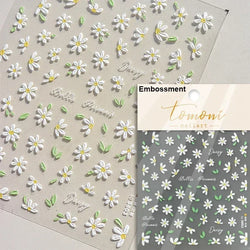 Hummingbird Iris Butterfly Peony Rose Tulip Daisy Lily Flowers Morning Glory Pearl Rhinestones Nail Art Sticker Decoration Decal (ONLINE ORDER ONLY)