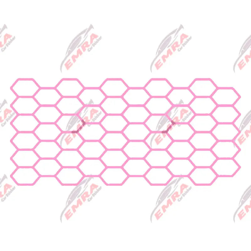 Honeycomb JDM Car Sticker External Accessories Sports Competition Style Decorative Die Cutting PVC Vinyl Decals Fits For Any Car (ONLINE ORDER ONLY)