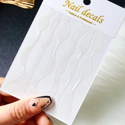 1PC Heart Love Design 3D Nail Art Sticker English Letter Self-Adhesive Slider Valentine's Day DIY Manicure Tips Accessories Tool (ONLINE ORDER ONLY)