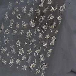 Petal Numerous Flowers Luxuriant Plant Garden Yellow Stamen Charming 5D Soft Relief Adhesive Nail Art Sticker 3D Manicure Decals (ONLINE ORDER ONLY)