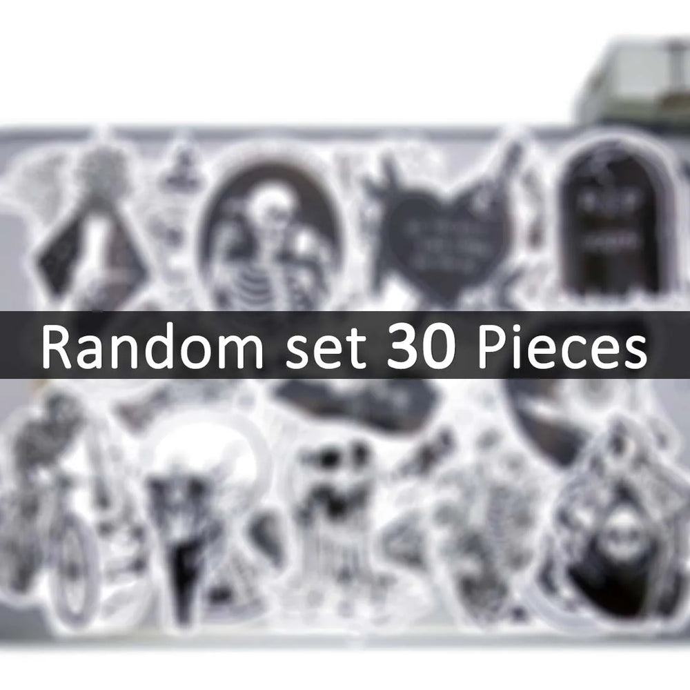 20/30/50Pieces Gothic Stickers Dreamland Witchcraft Magic Spell Skull Cthulhu for Phone Skateboard Car Motorcycle Laptop Sticker (ONLINE ORDER ONLY)