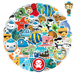 Octonauts Stickers Cartoon Decals for Scrapbook, Luggage, Laptop, Bike, Kids Toys (10/30/50PCS) (Online Order Only)