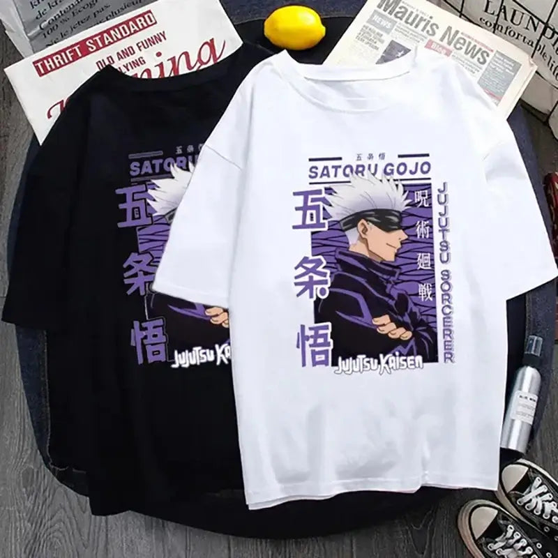 Gojo Satoru T-shirt High Quality Y2k Anime Tee (ONLINE ORDER ONLY)