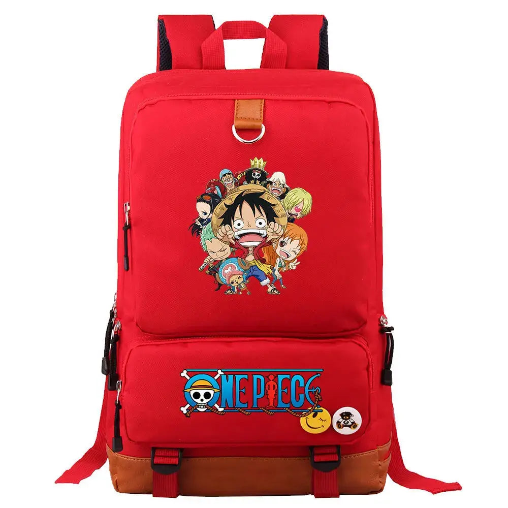 One Piece Luffy Printed Unisex Backpack School Travel Bag (ONLINE ORDER ONLY)