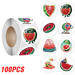 100-500pcs Summer Watermelon Stickers Crafts And Scrapbooking Stickers Kids Toys Book Decorative Sticker DIY Stationery (ONLINE ORDER ONLY)