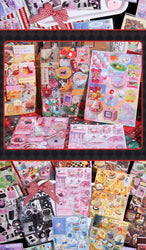 50 Pages Cute Fragments Series Cut Film Sticker Book Y2K Sticker Journal Handbook Scrapbooking Kawaii Decoration Sticker Gift (ONLINE ORDER ONLY)