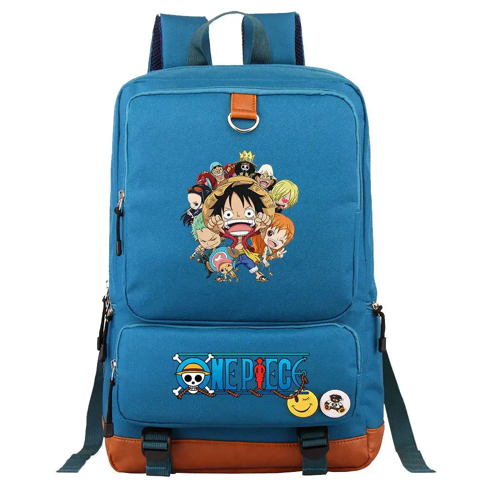 One Piece Luffy Printed Unisex Backpack School Travel Bag (ONLINE ORDER ONLY)