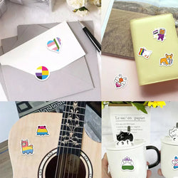 500pcs Rainbow LGBTQ Stickers Roll for Kids for School Reward Decals Students Teachers Cute Animals Stickers Labels (ONLINE ORDER ONLY)