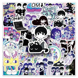 OMORI Game Stickers Pack for Laptop, Phone, Car, Scooter, Water Bottle, Suitcase, Stationery, Refrigerator (Online Order Only)
