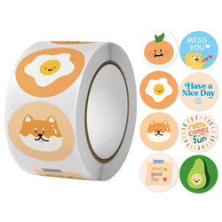 500pcs Cute Reward Stickers Roll With Word Motivational Stickers For School Teacher Kids Student Stationery Stickers Kids (ONLINE ORDER ONLY)