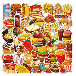 10/25/50pcs Bread Food and Tasty Meals Sticker Packs (Online Order Only)