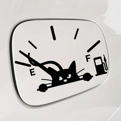 Peeping Cat Full Gas Gauge Sticker for Car Fuel Tank Cap Door Decoration Automotive Supplies Outdoor Stickers Pvc Vinyl Decals (ONLINE ORDER ONLY)
