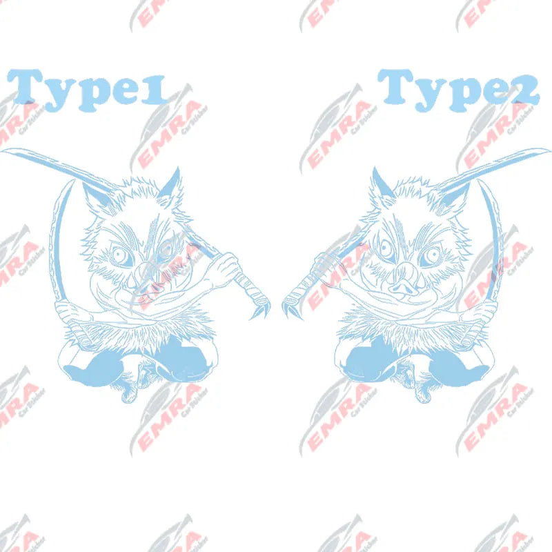 Big Anime For Car Sticker Whole Body Car Customization For Side Decorate Exterior Accessories Waterproof PVC Vinyl Decals (ONLINE ORDER ONLY)