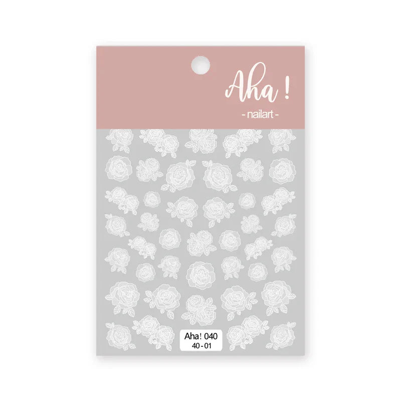 1pc 3D Cloud Moon Design Nail Art Stickers Ultra Thin Self Adhesive Nail Art Decals White Clouds Nail Art Decoration Supplies *N (Online Order Only)