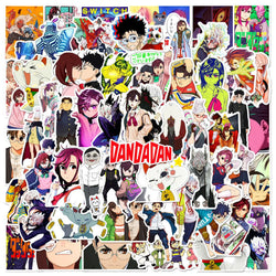 DAN DA DAN Anime Stickers PVC Waterproof Skateboard Notebook Graffiti 10/30/60PCS (Online Order Only)