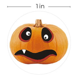 100-500pcs Halloween pumpkin stickers Halloween Party Gifts Stickers Pumpkin for Halloween party description (Online Order Only)