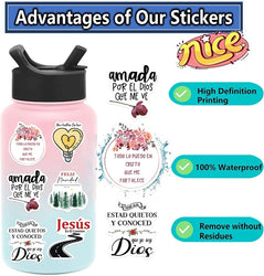 10/30/50PCS Cute Spanish Bible PVC Sticker Aesthetic Decoration Scrapbooking Korean Stationery School Supplies for Kids (ONLINE ORDER ONLY)