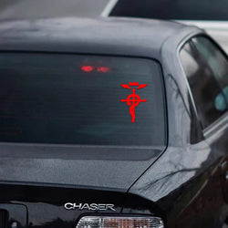 Alchemy Ed’s Coat Symbol Sticker,creative&Unique decal for cartoon fans,high quality sticker for cars trucks motorcycles &laptop (ONLINE ORDER ONLY)
