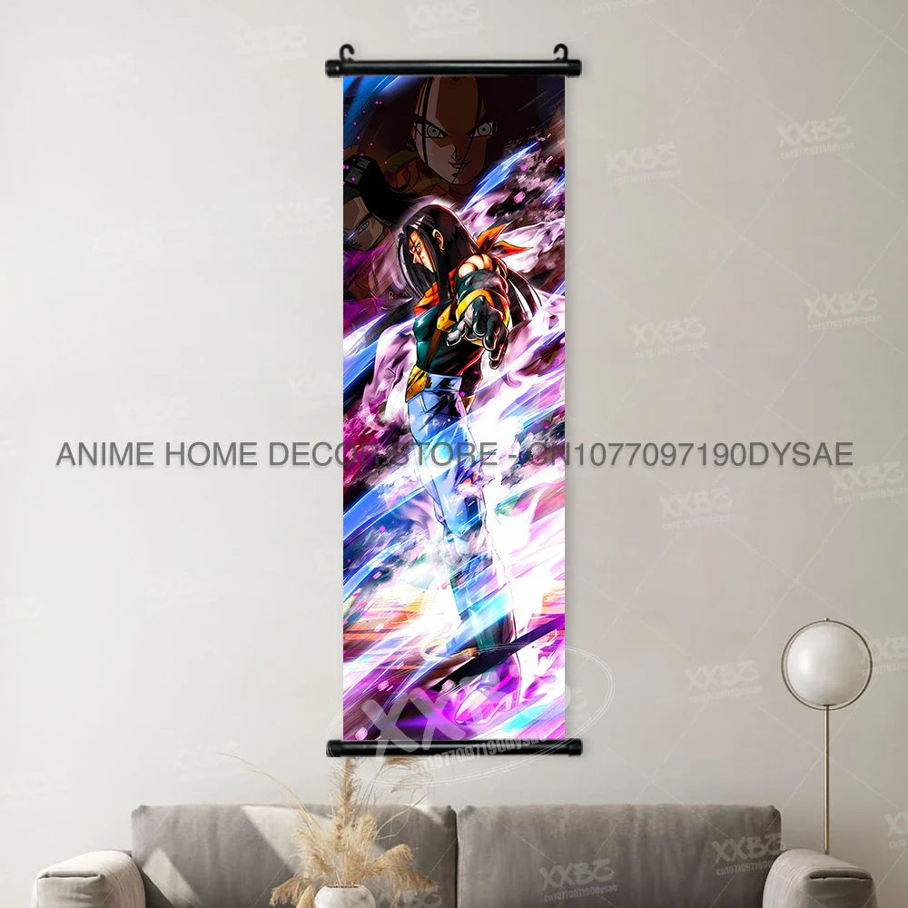 Dragon Ball Posters: Goku & Vegeta Anime Wall Scrolls (ONLINE ORDER ONLY)