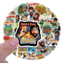 10/30/55PCS Cheech and Chong Stickers Funny Cartoon Stciekr Comedy Decals Scrapbook Laptop Guitar Car Bike Skateboard Kids Toys (ONLINE ORDER ONLY)