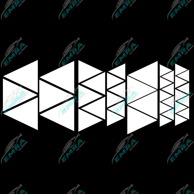 Angular Shape Sticker For Car Motorcycle Sticker Decoration Side Camouflage Kit Wrap Camo Tuning Styling Waterproof Vinyl Decals (ONLINE ORDER ONLY)