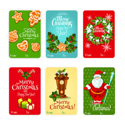 50-250Pcs Christmas Snowman Adhesive Labels Stickers Decoration Paper Scrapbooking Seal Thank You Stickers Stationery Supplies (Online Order Only)
