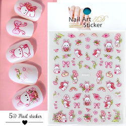 1Pc Summer Nail Art Sticker Lemon Nail Decal Nail Art Supplies Cute Fruit Strawberry Cherry Watermelon Avocado Lemon Nail Design (ONLINE ORDER ONLY)