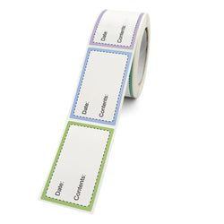 125pcs/roll Adhesive Sticker Food Storage Bags Stickers Labels For Freezer Refrigerator 1x2inch/2.5x5cm (ONLINE ORDER ONLY)