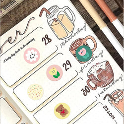 100-500pcs Cute Cartoon Stickers 1inch Reward Sticker Round Rainbow Seal Labels for Handmade Gift Packing Decor Kids (Online Order Only)