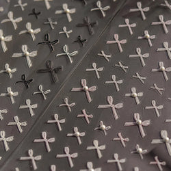 Chic Shiny Lace Pink Black White Bowknot Pearl Rhinestones Charming 3D Self Adhesive Nail Art Decoration Sticker Manicure Decals (Online Order Only)