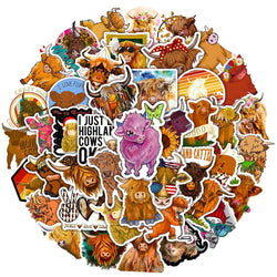 Cute Animal Cartoon Stickers for Phone, Laptop, Luggage, Skateboard - 10/30/50PCS (ONLINE ORDER ONLY)